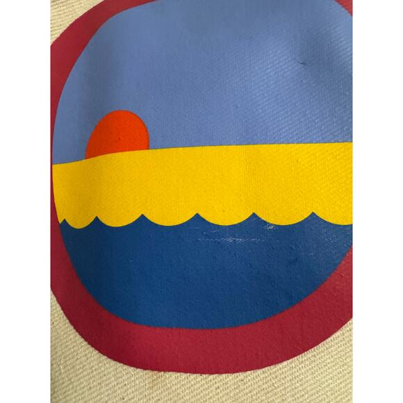 Jonathan Adler Mailbu Sunglasses Canvas Shoulder Bag - Picture 6 of 9